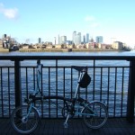 Canary Wharf across the river Canary Wharf across the river